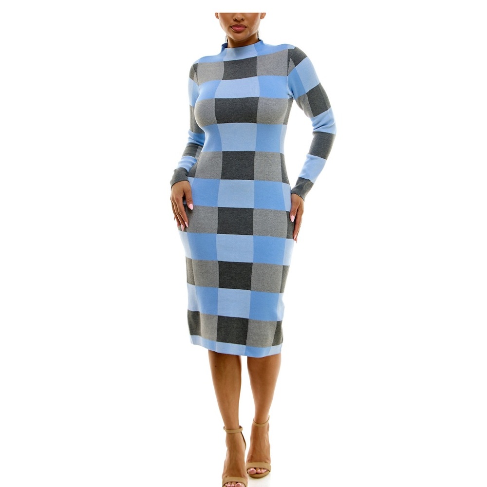 Jacquard sheath dress